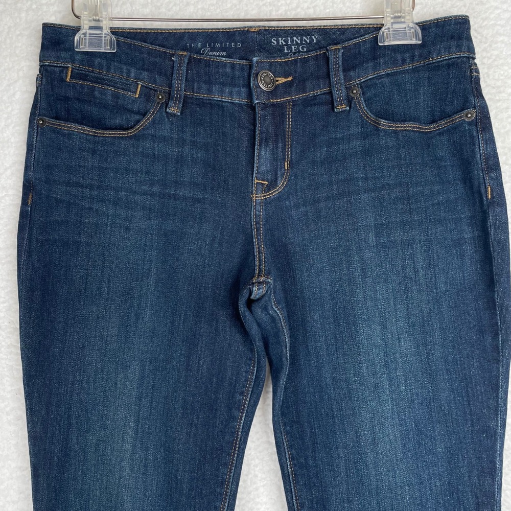 The Limited Denim Skinny Leg 917 Jeans Womens 8R Dark Wash Blue Stretch Mid Rise